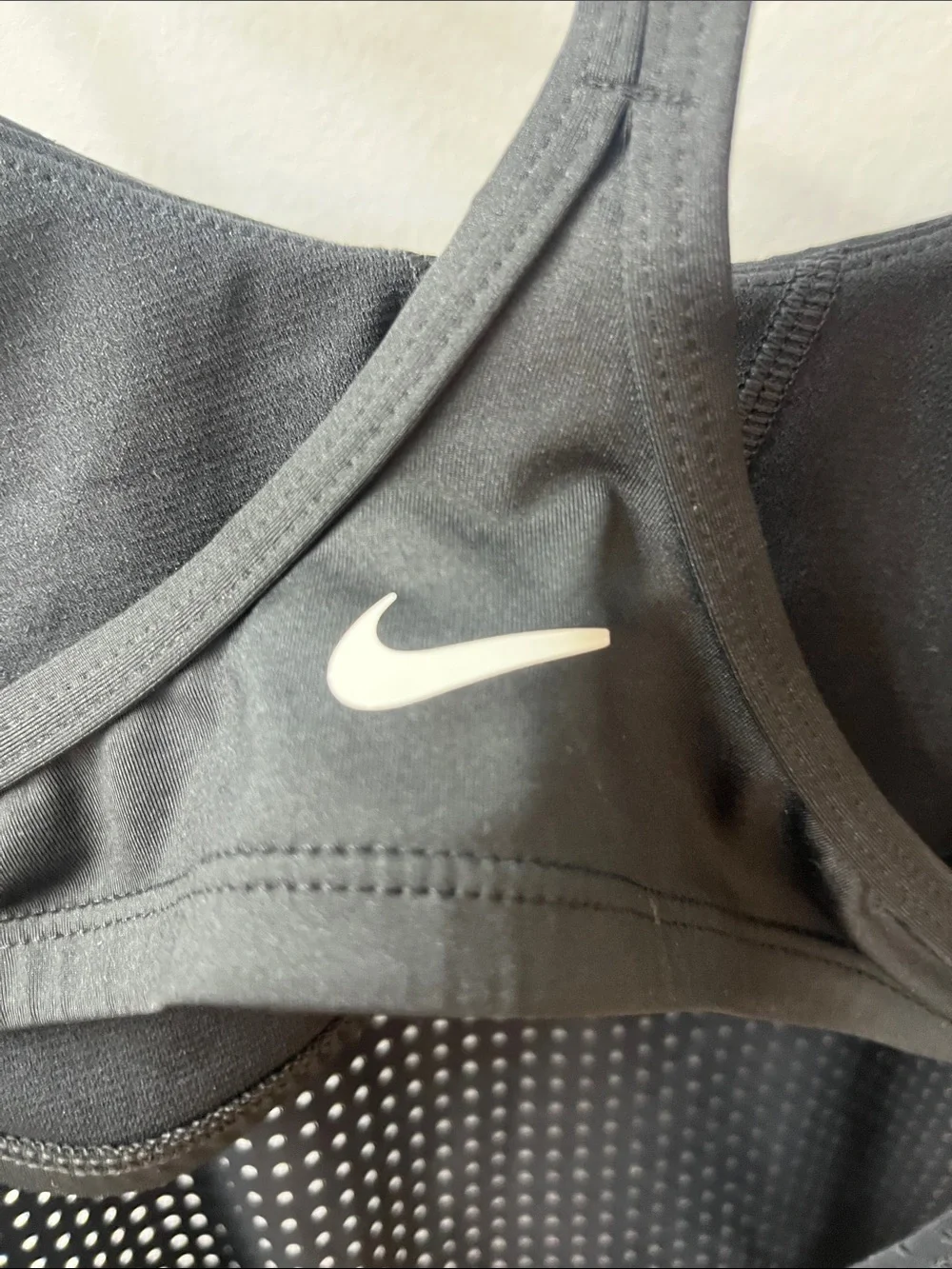 Nike- Essential Black Tankini Swim Top- New